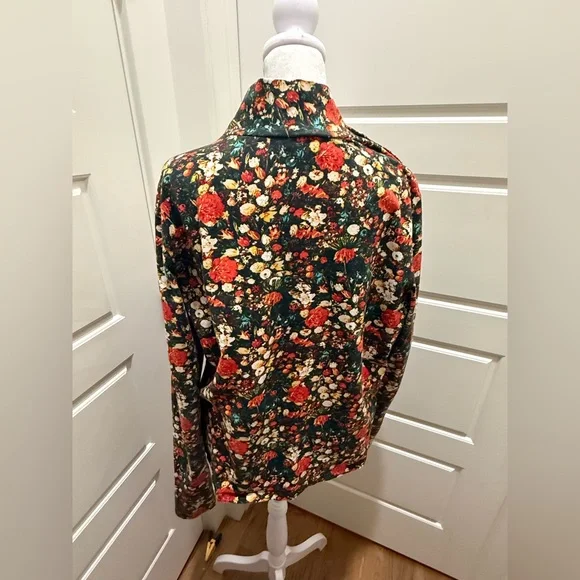 Anthropologie. Maeve Long Sleeve Floral Print Turtleneck. Size XL. - Picture 6 of 12